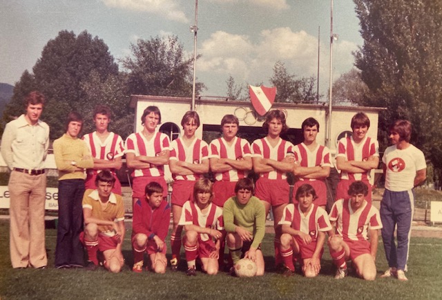 Mannschaftsfoto der ersten Mannschaft des FC Thun aus dem Jahr 1912